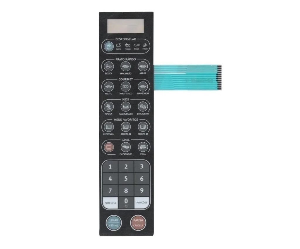 Membrana Teclado De Micro-ondas Electrolux Mev 41- Mev41