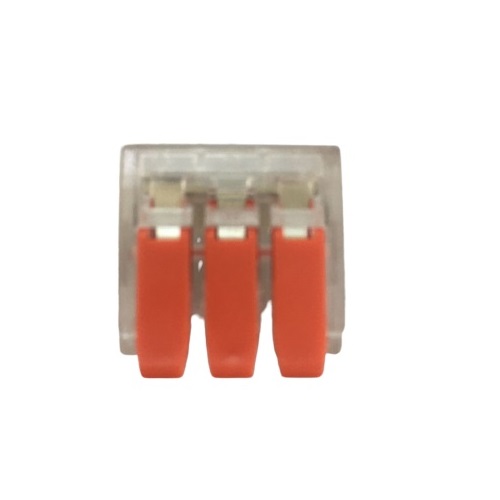 10 Conector Borne Emenda 3 Fios - 6mm - Pct613